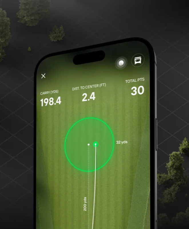 Phone running a target practice drill from the library